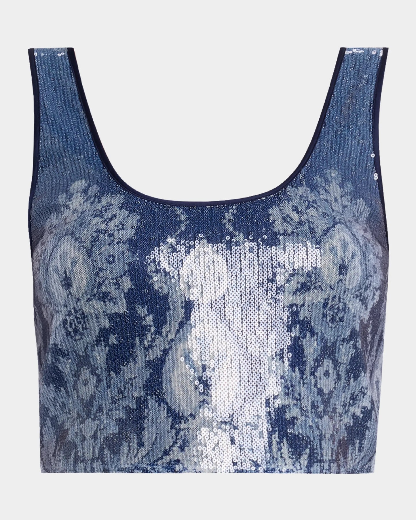 Ramy Brook - Navy Cody Sequin Top