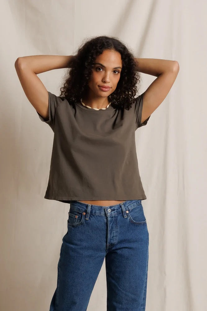 Perfect White Tee - Women - Harley Cotton Boxy Crewneck Tee