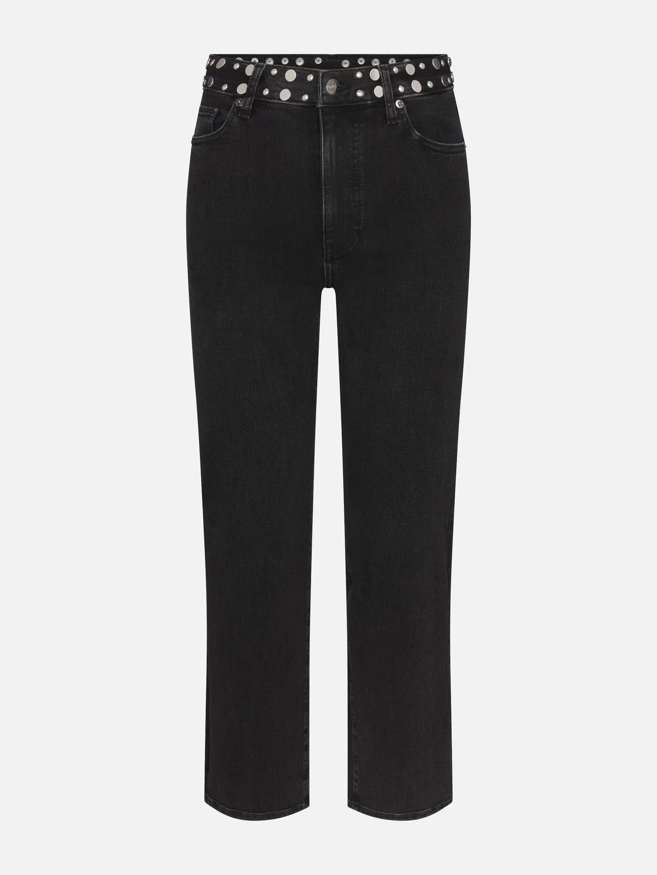 Frame - Women - Meteor -  Le Sleek Straight Studded Jean