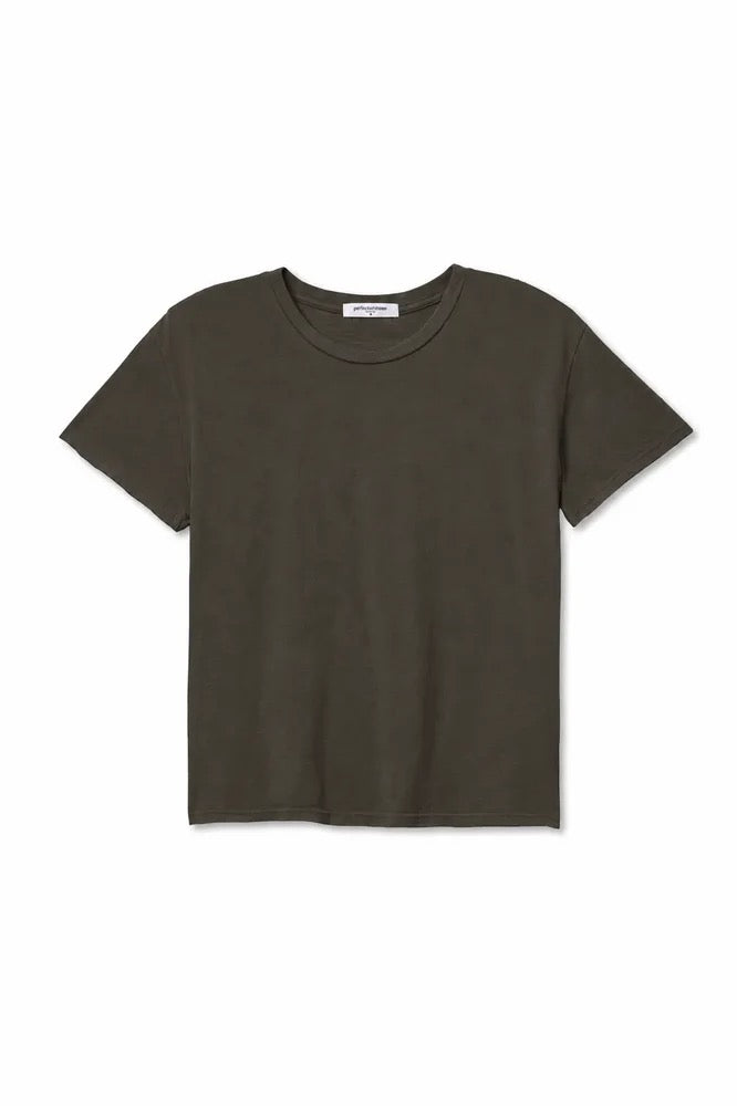 Perfect White Tee - Women - Harley Cotton Boxy Crewneck Tee