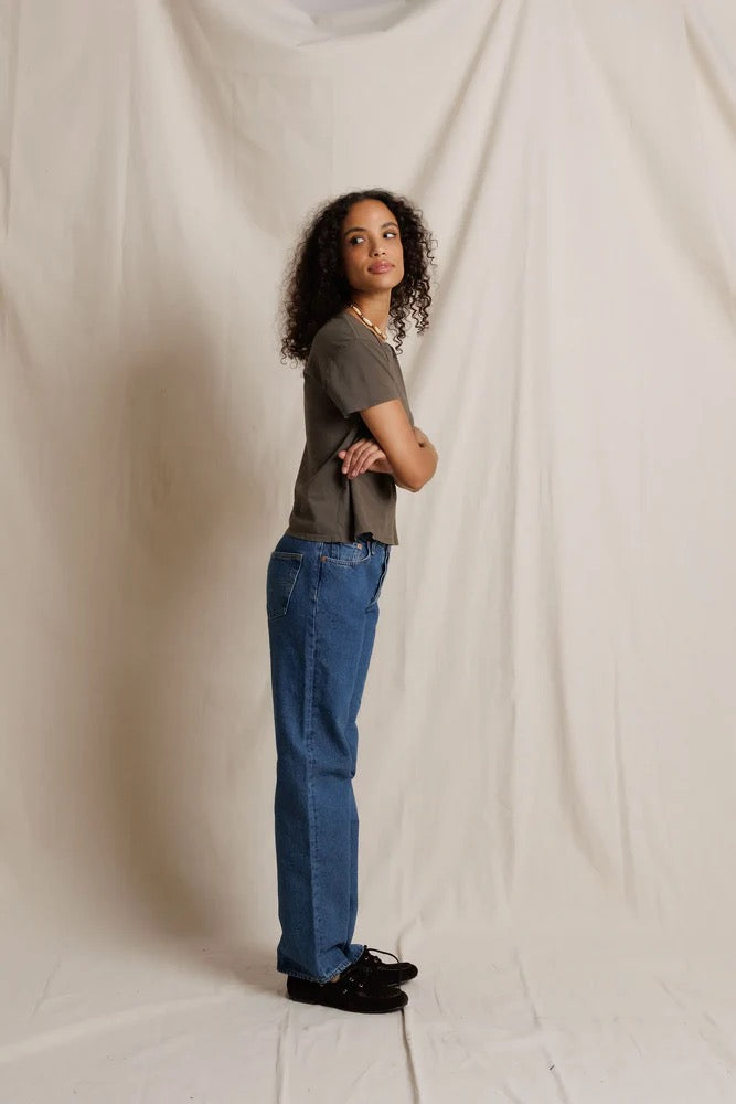 Perfect White Tee - Women - Harley Cotton Boxy Crewneck Tee