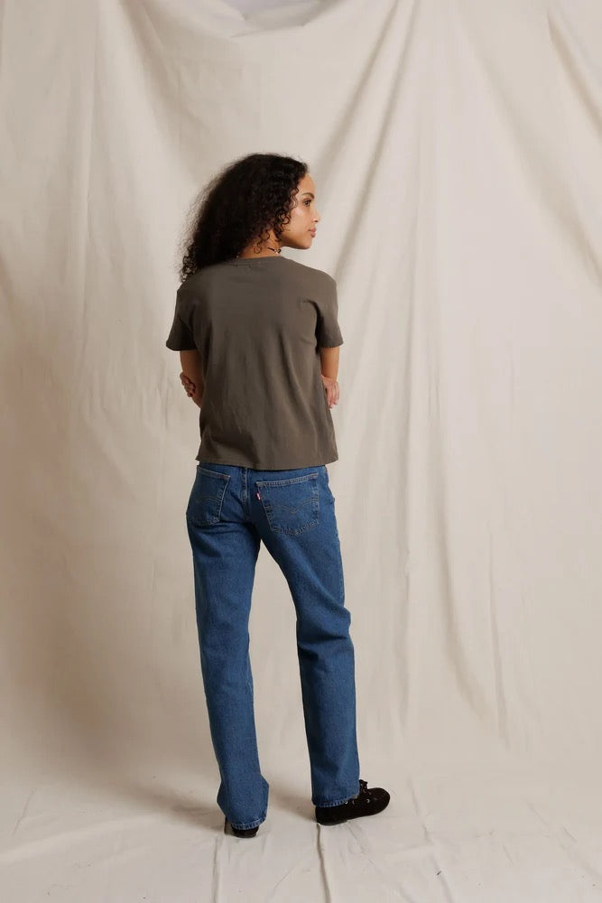 Perfect White Tee - Women - Harley Cotton Boxy Crewneck Tee