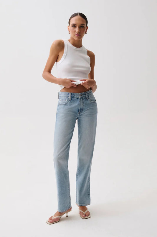 Pistola - Women - Road Trip Issa Mid Rise Relaxed Straight Leg Jean