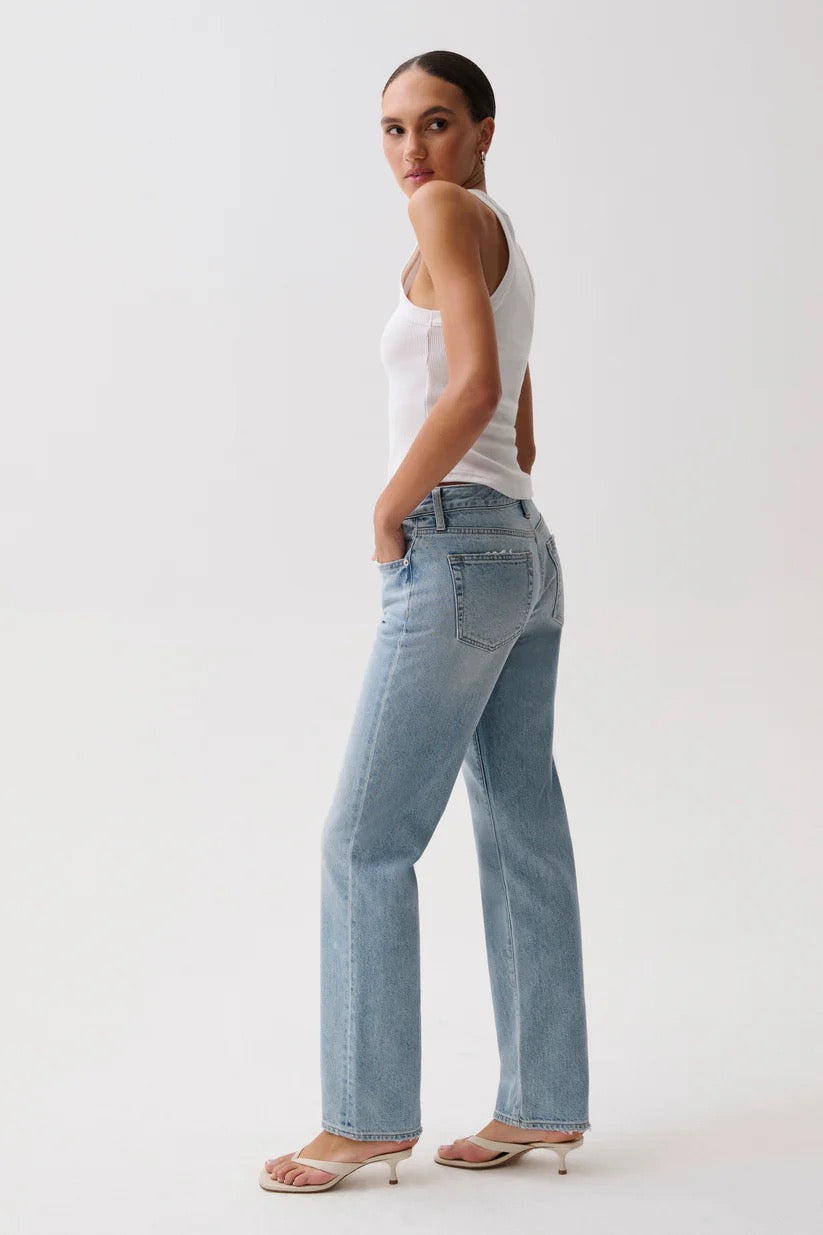 Pistola - Women - Road Trip Issa Mid Rise Relaxed Straight Leg Jean