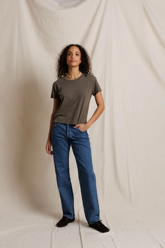 Perfect White Tee - Women - Harley Cotton Boxy Crewneck Tee