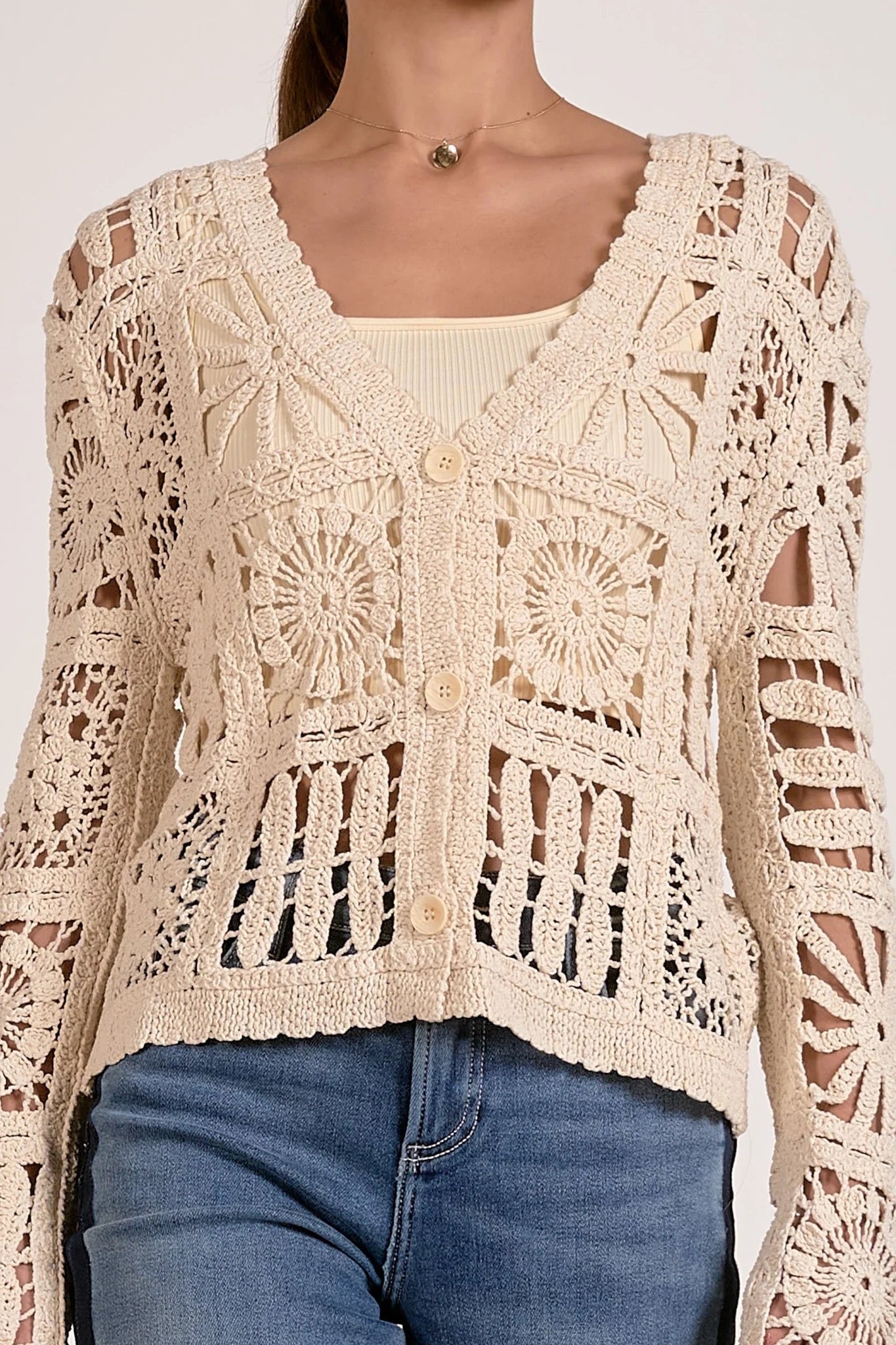Elan - Women - Natural Shay Cardigan