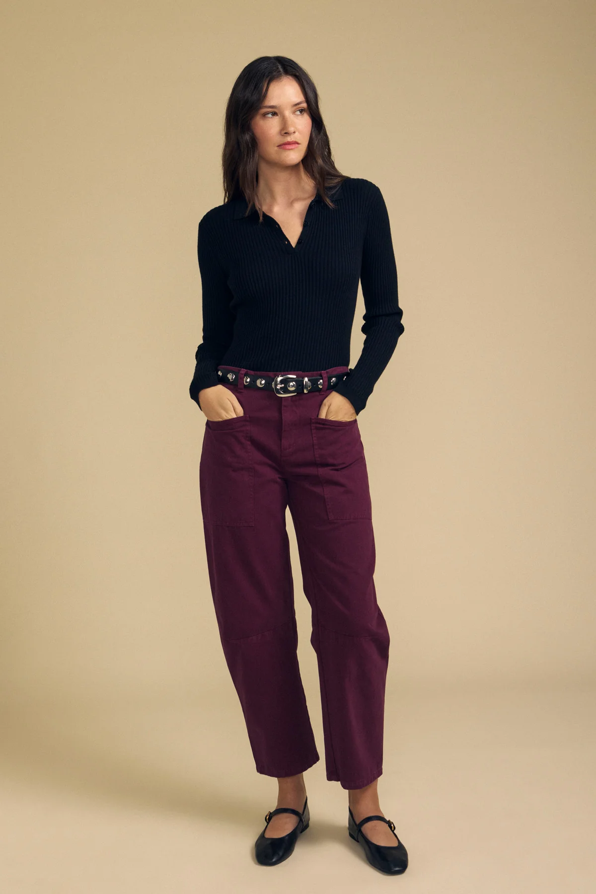 Velvet By Spencer & Graham - Women - Black Frances Ribbed Henley