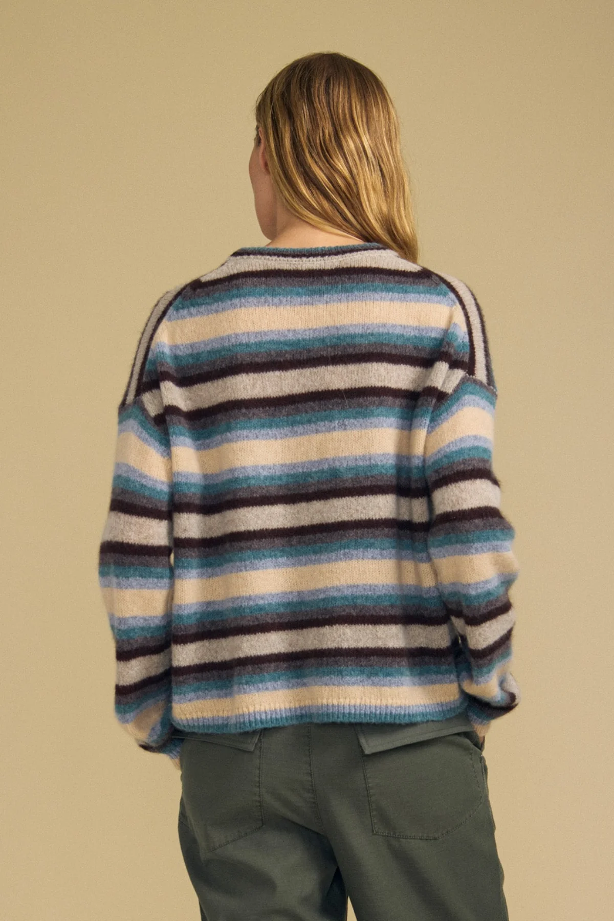 Velvet By Spencer & Graham - Women -Mae Stripe Crew Sweater