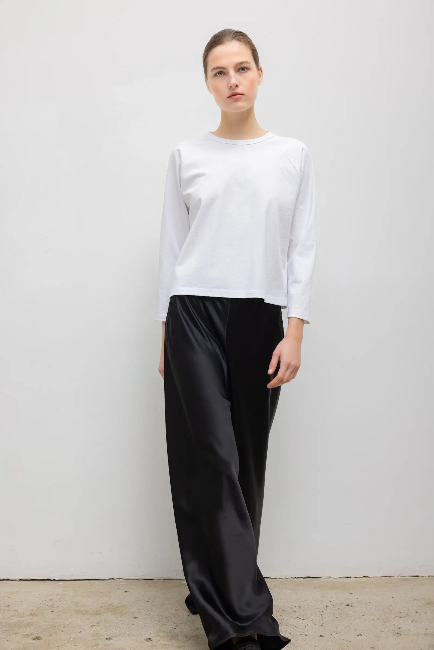 Leset - Women - White Margo Baseball Tee