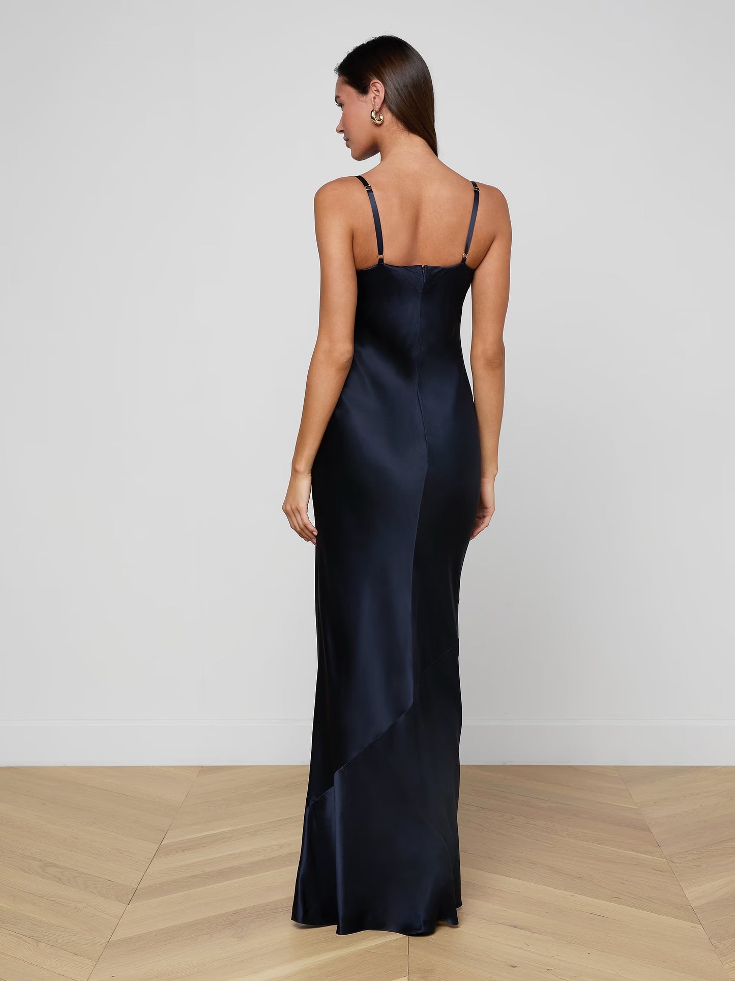 L'AGENCE - Women - Midnight Shayla Silk Lace Gown