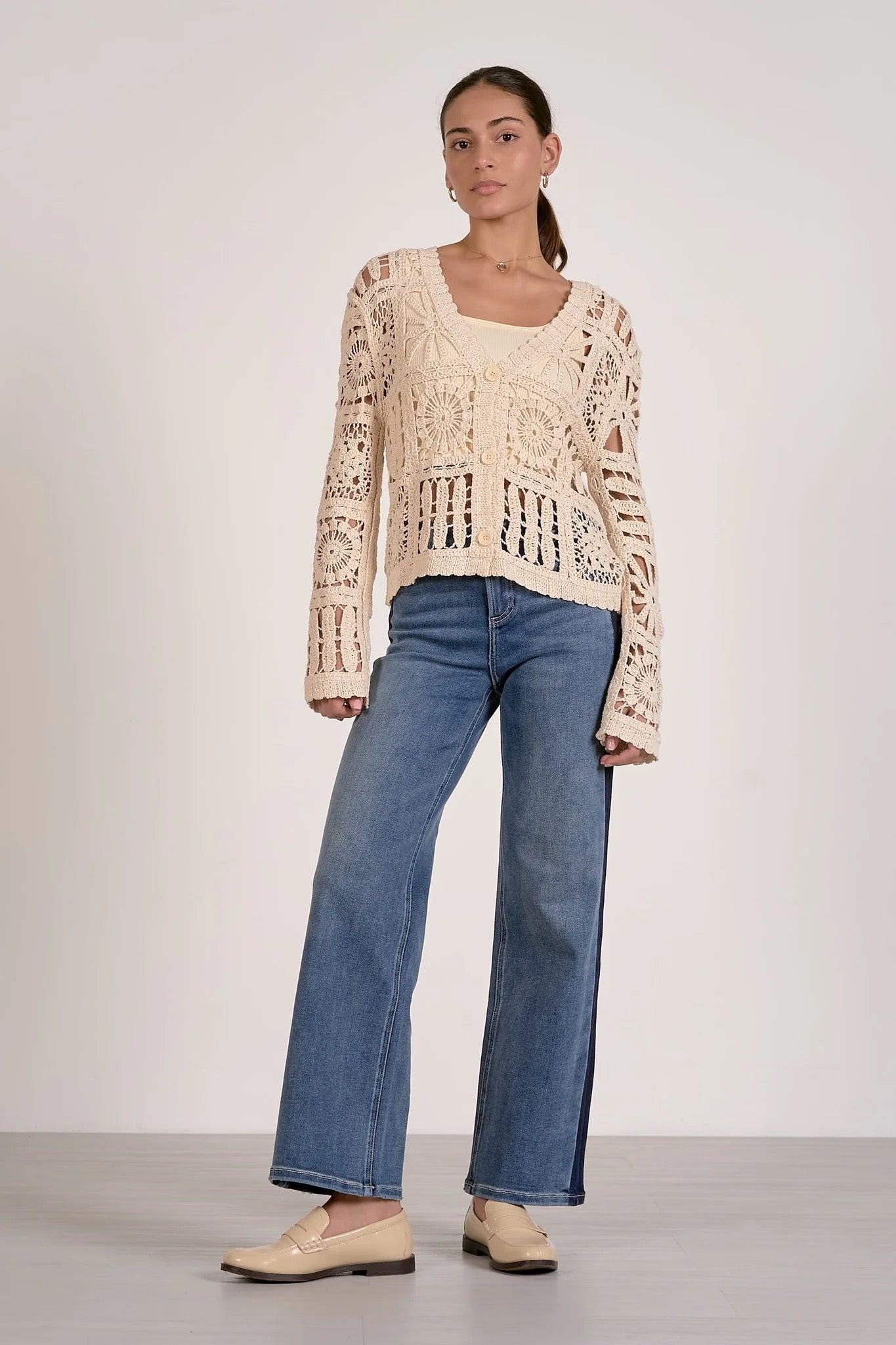 Elan - Women - Natural Shay Cardigan
