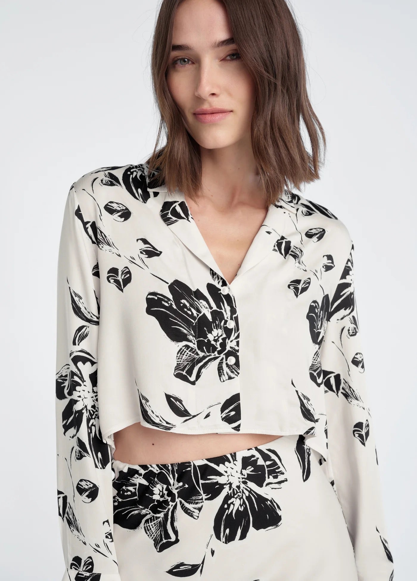 Favorite Daughter - Women - Vintage Floral The Cropped Lily Top