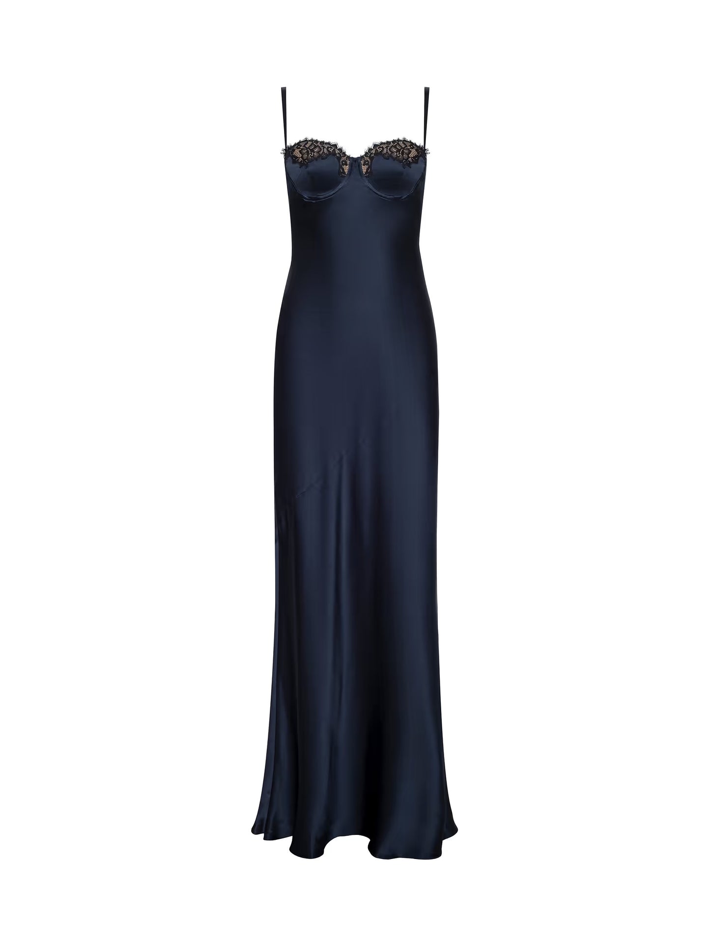 L'AGENCE - Women - Midnight Shayla Silk Lace Gown