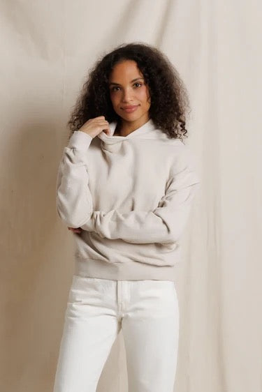 Perfect White Tee - Women - Whitecap Grey Heart Fleece Pullover Hoodie
