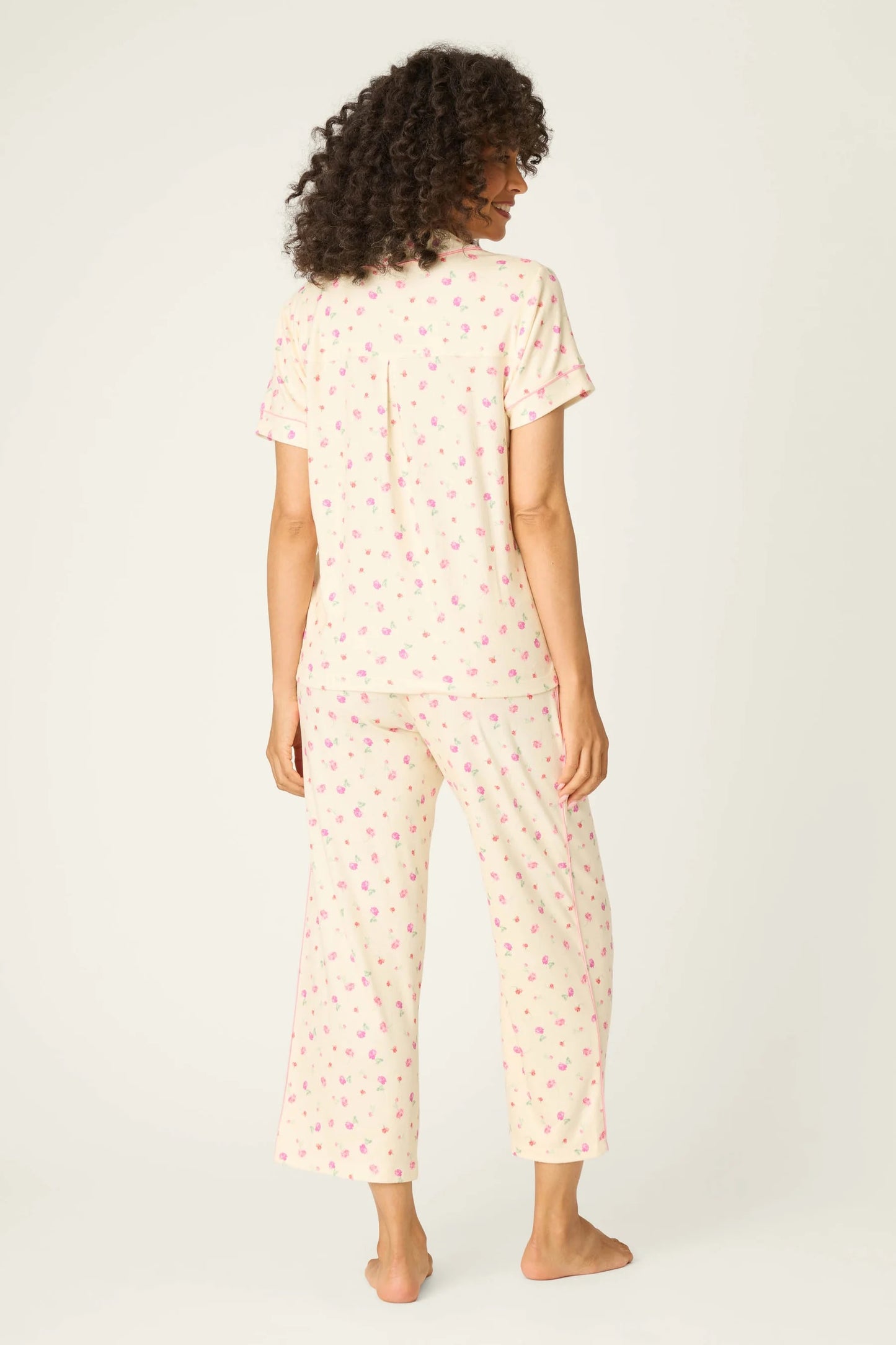 P.J. Salvage - Women - Butter For the Mamas Blooms Cropped 3-Piece PJ Set