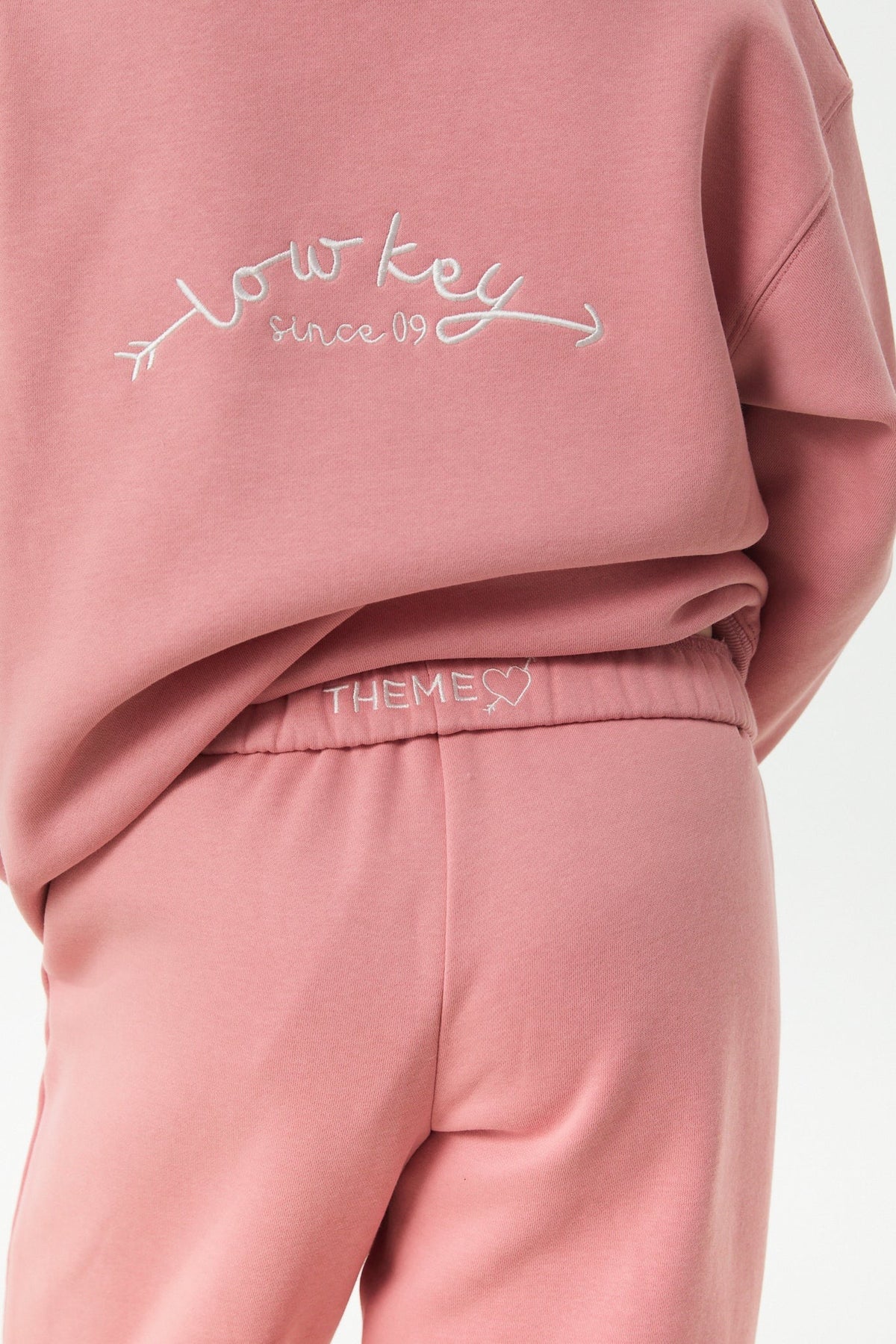 Theme - Tween - Rose Pink Lea  French Terry Oversized Hoodie - Low Key
