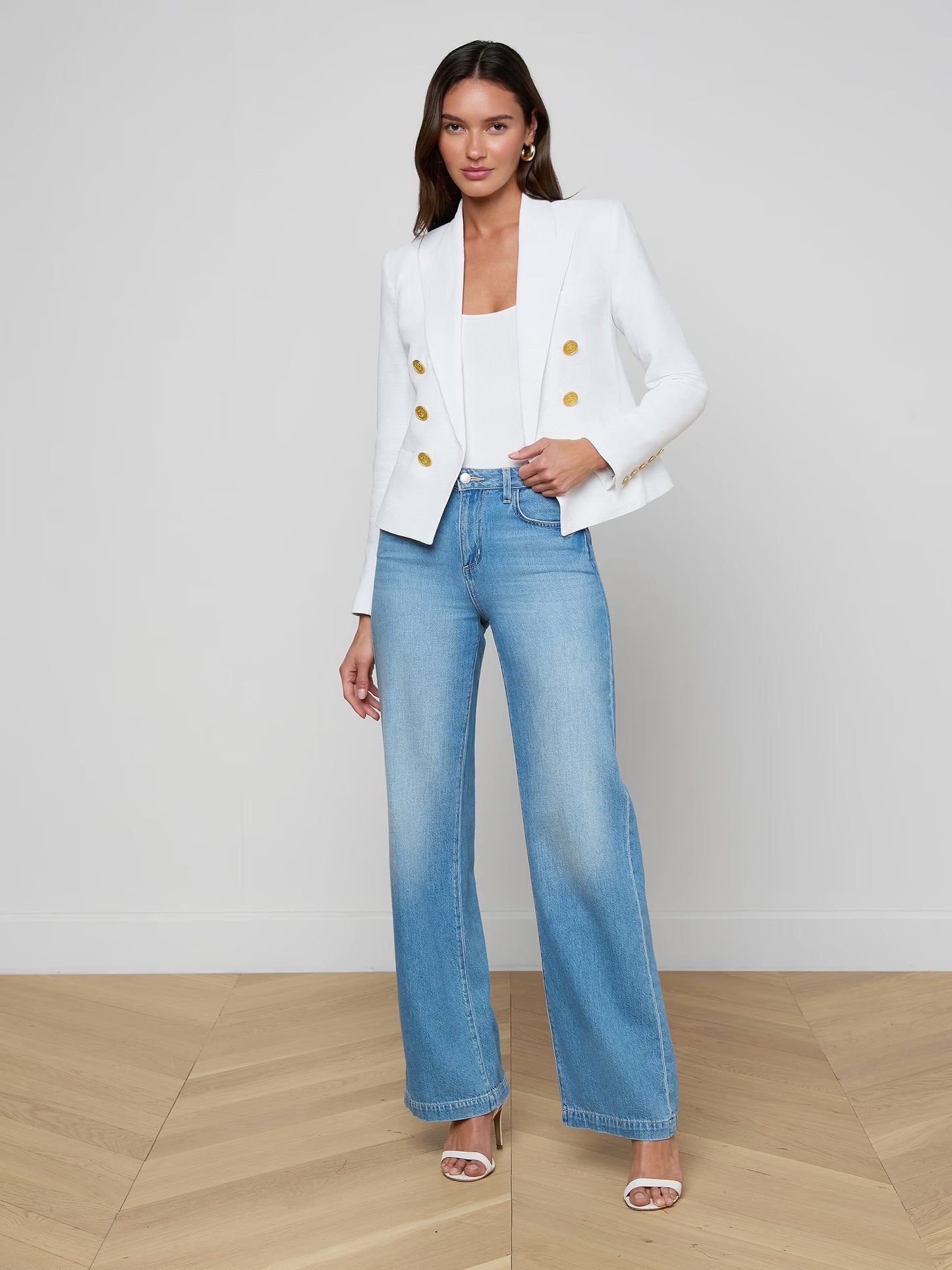 L'AGENCE - Women - White Brooke Blazer