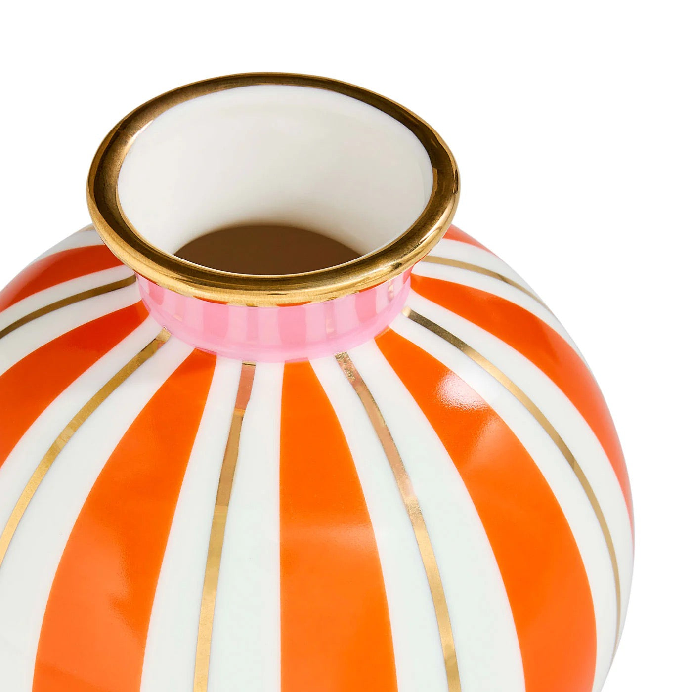 Johnathan Adler-  Orange/Pink Portofino Bud Vase