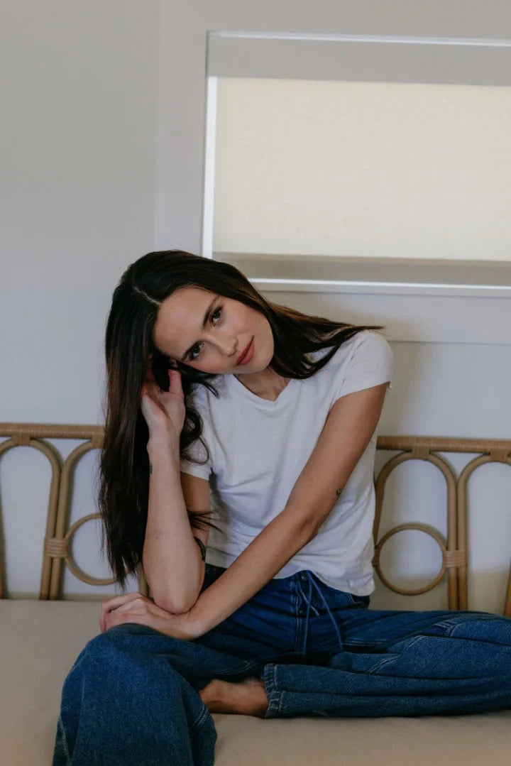 Perfect White Tee - Women -Sheryl Recycled Cotton Baby Tee