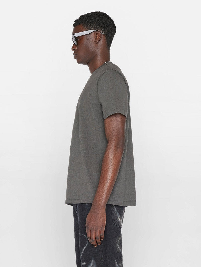 Frame - Men - Charcoal Grey Logo Tee