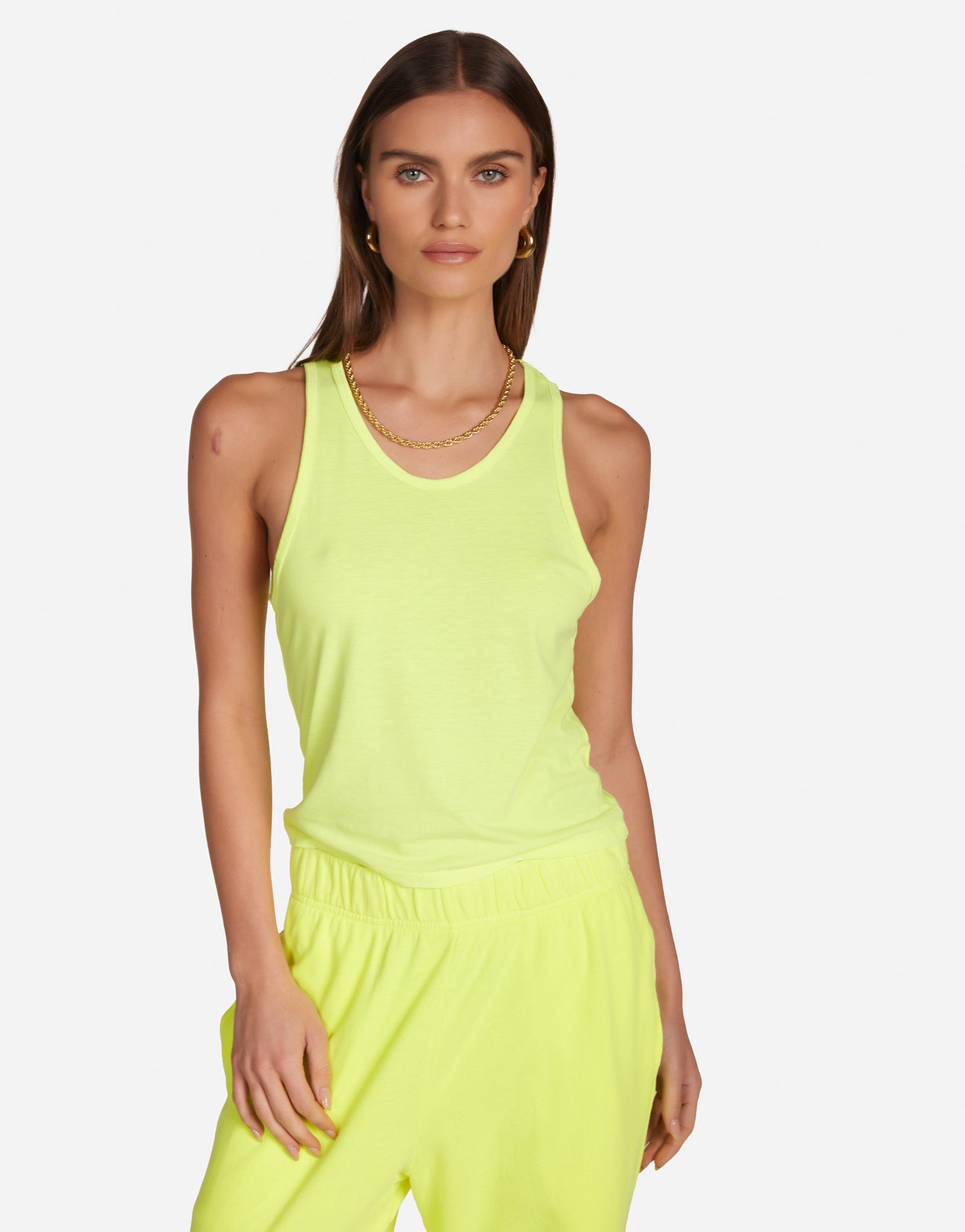 Michael Lauren - Women - Vivid Yellow Wylder Fitted Tank