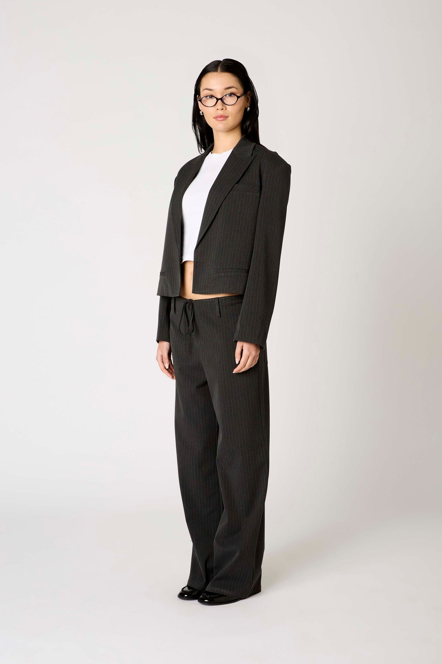 Nia The Brand - Women - Charcoal Nerys Blazer
