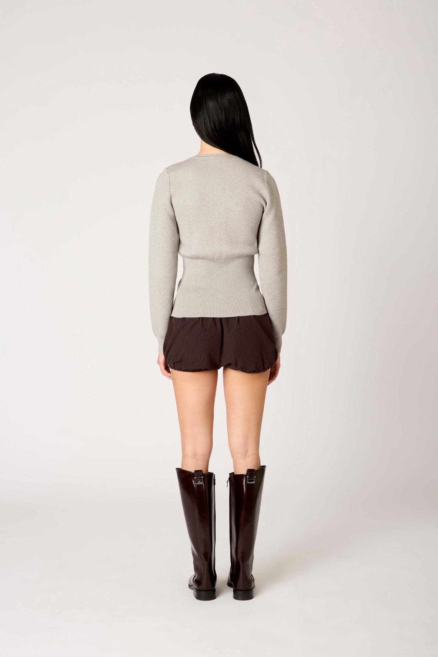NIA - Women - Heather Grey Sophia Cardigan