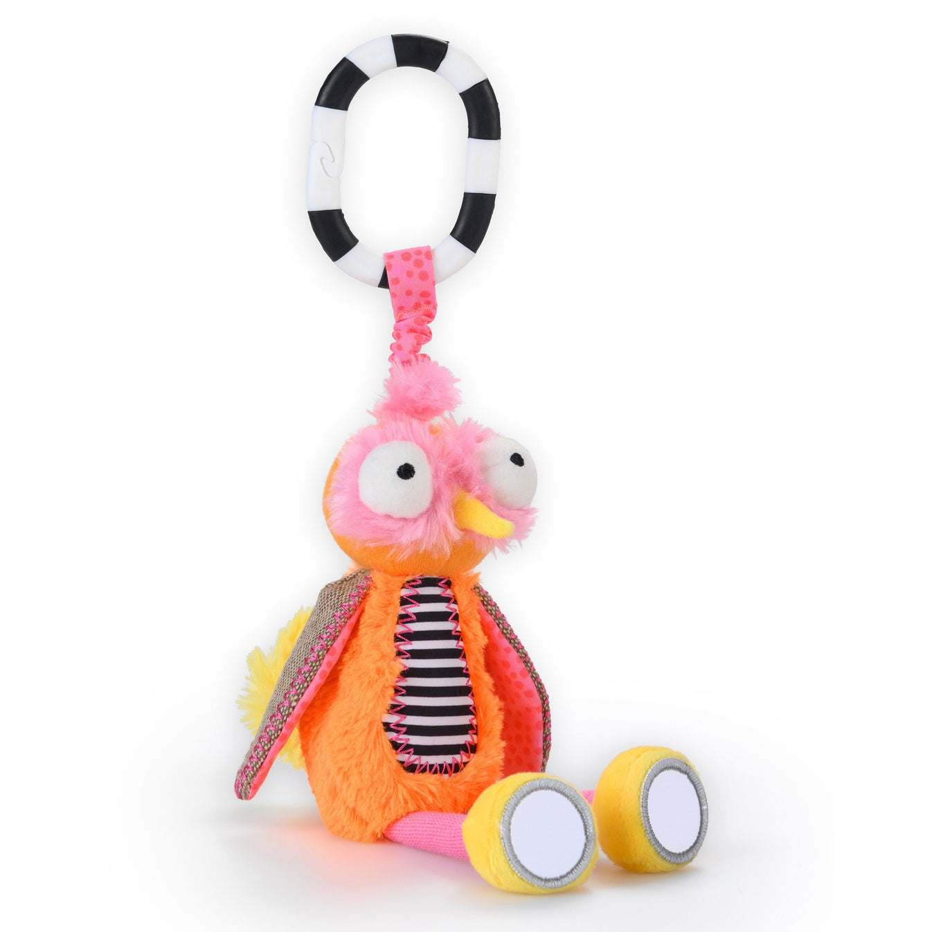 Inklings - Ollie the Oddball Oddbird Chime & See Attachable Hanging Activity Toy
