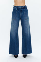 Pistola Denim - Women - Camden Penny Utility High Rise Wide Leg