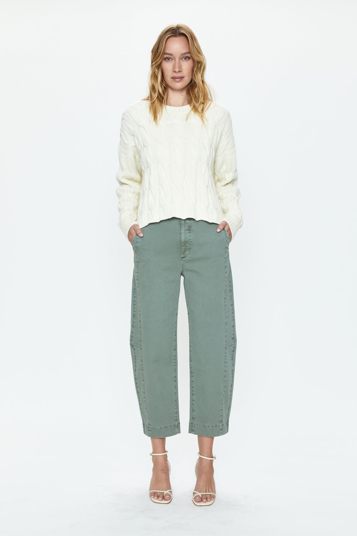 Pistola - Women - Calvary Olive Eli High Rise Arched Trouser