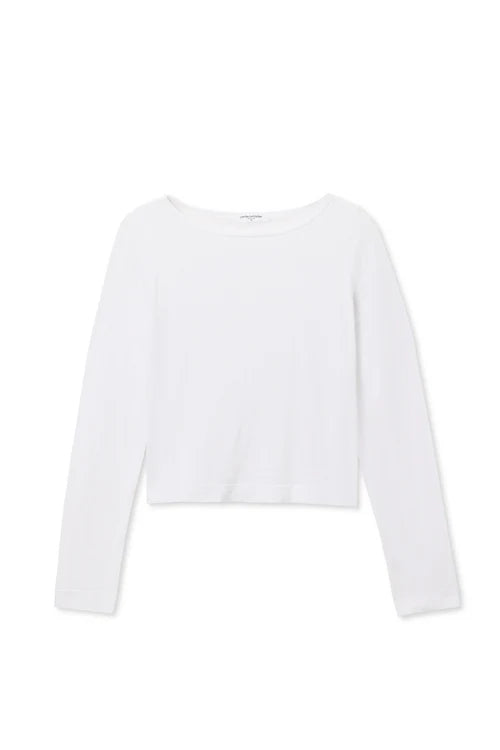 Perfect White Tee - Women - White Parker Boat Neck Top