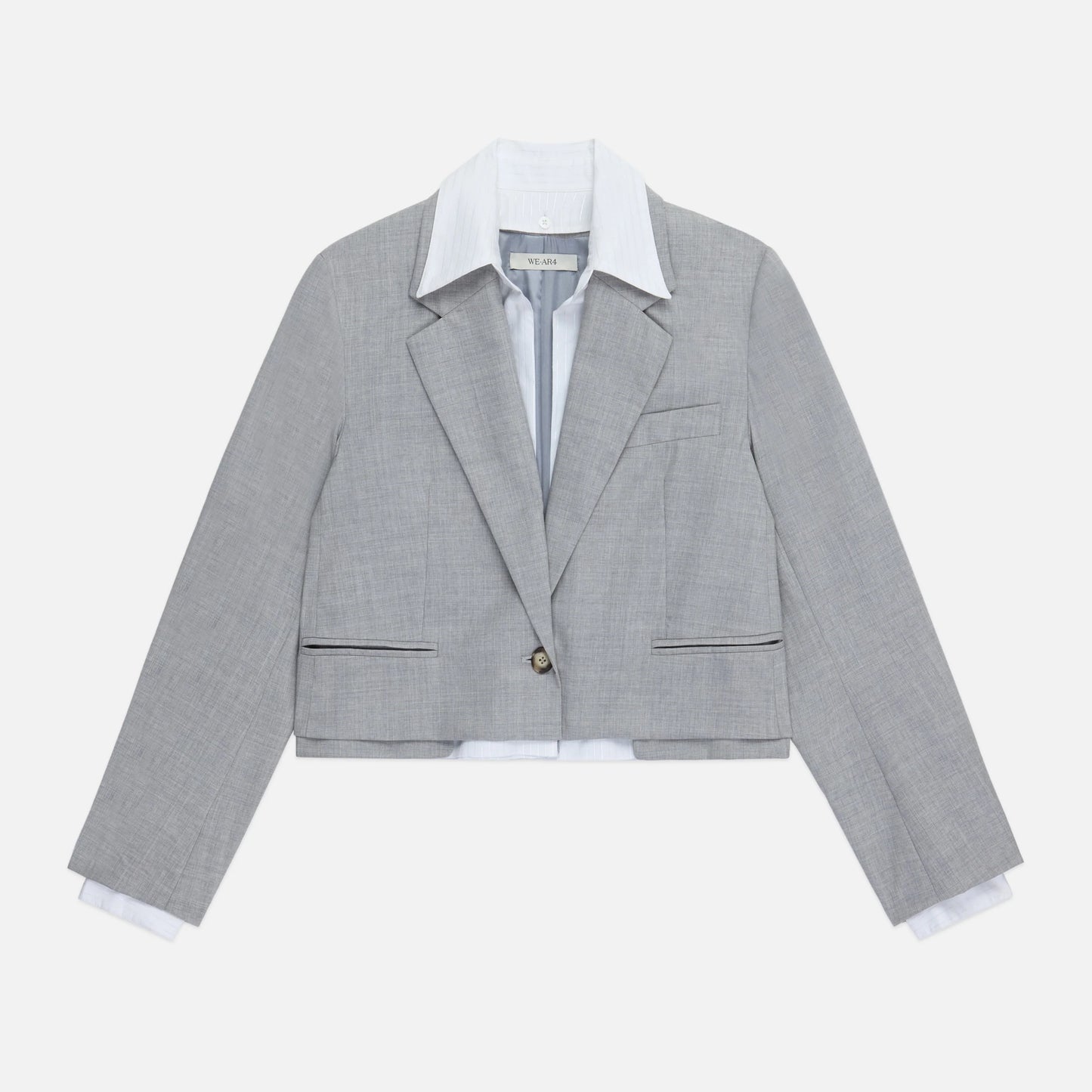 WE-AR4 - Women - Cloud Grey  The Bar Blazer