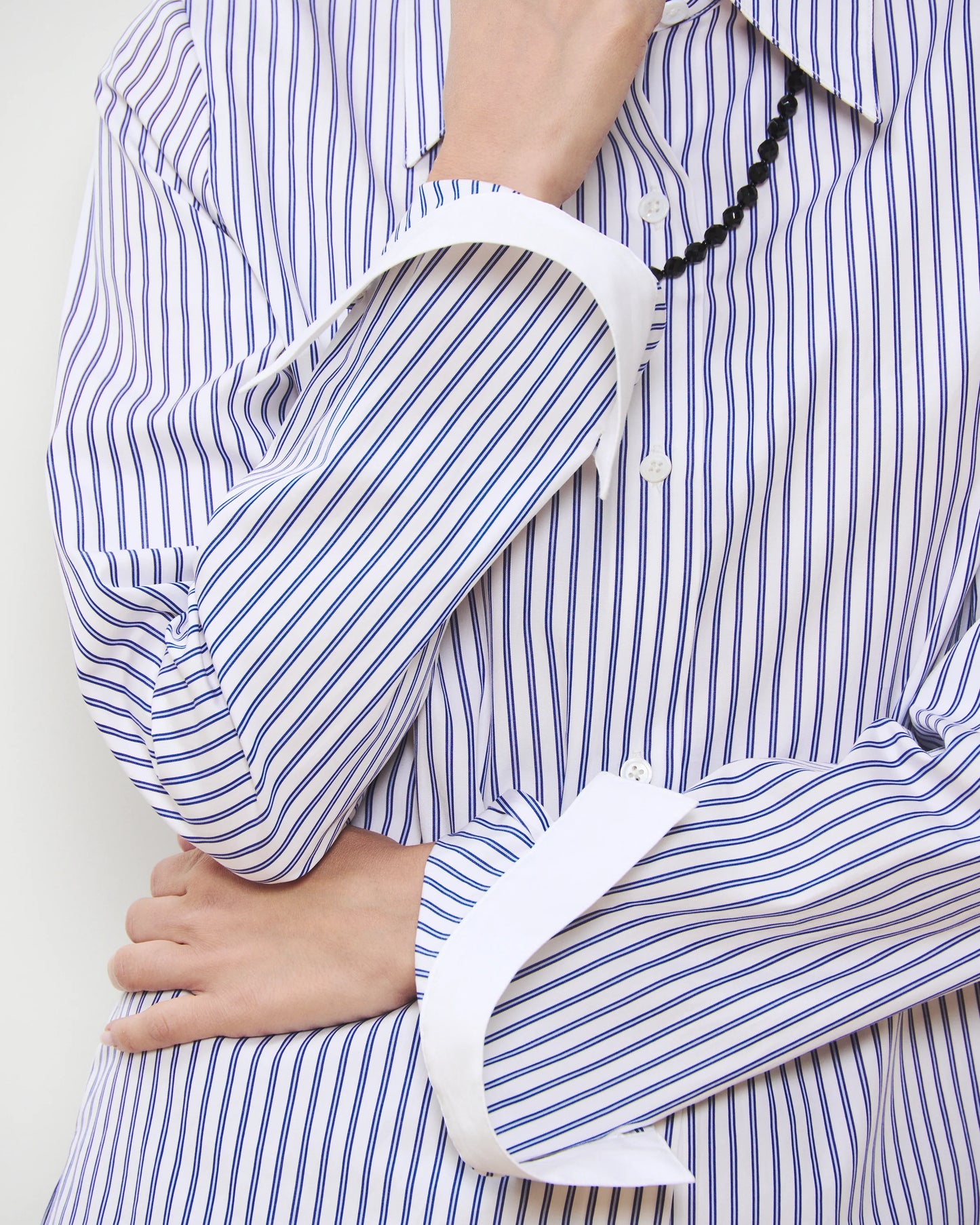 WE- AR4 - Women - Pale Blue Stripe Brooklyn Shirt