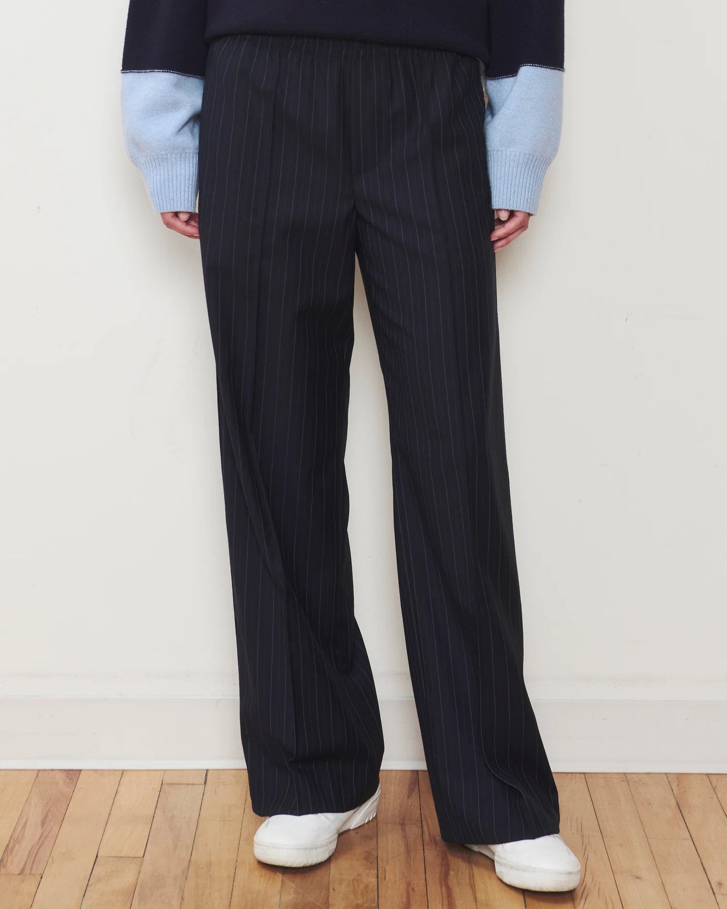 WE-AR4  - Women - Midnight Pinstripe Chaplin Trouser