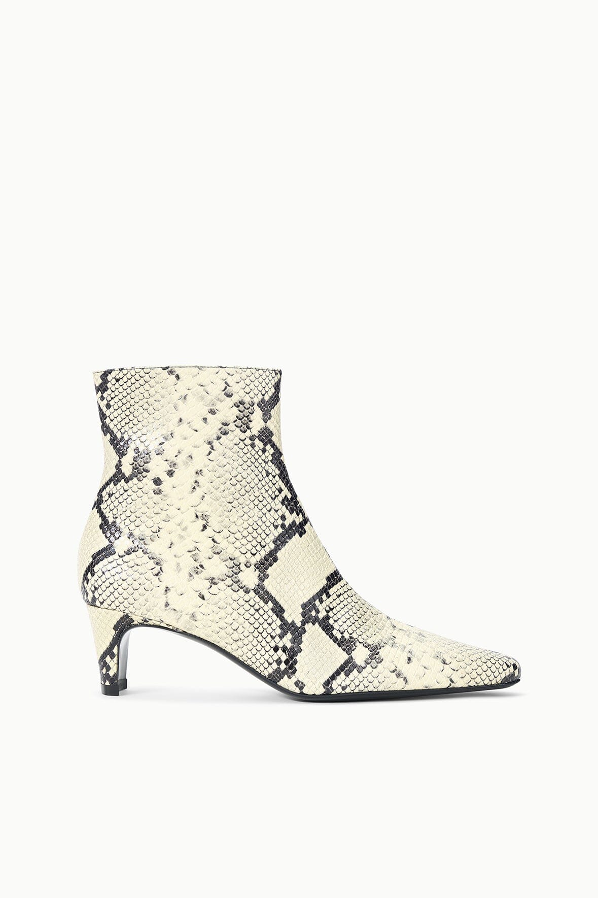 Staud - Women - White Snake Wally Ankle Boot