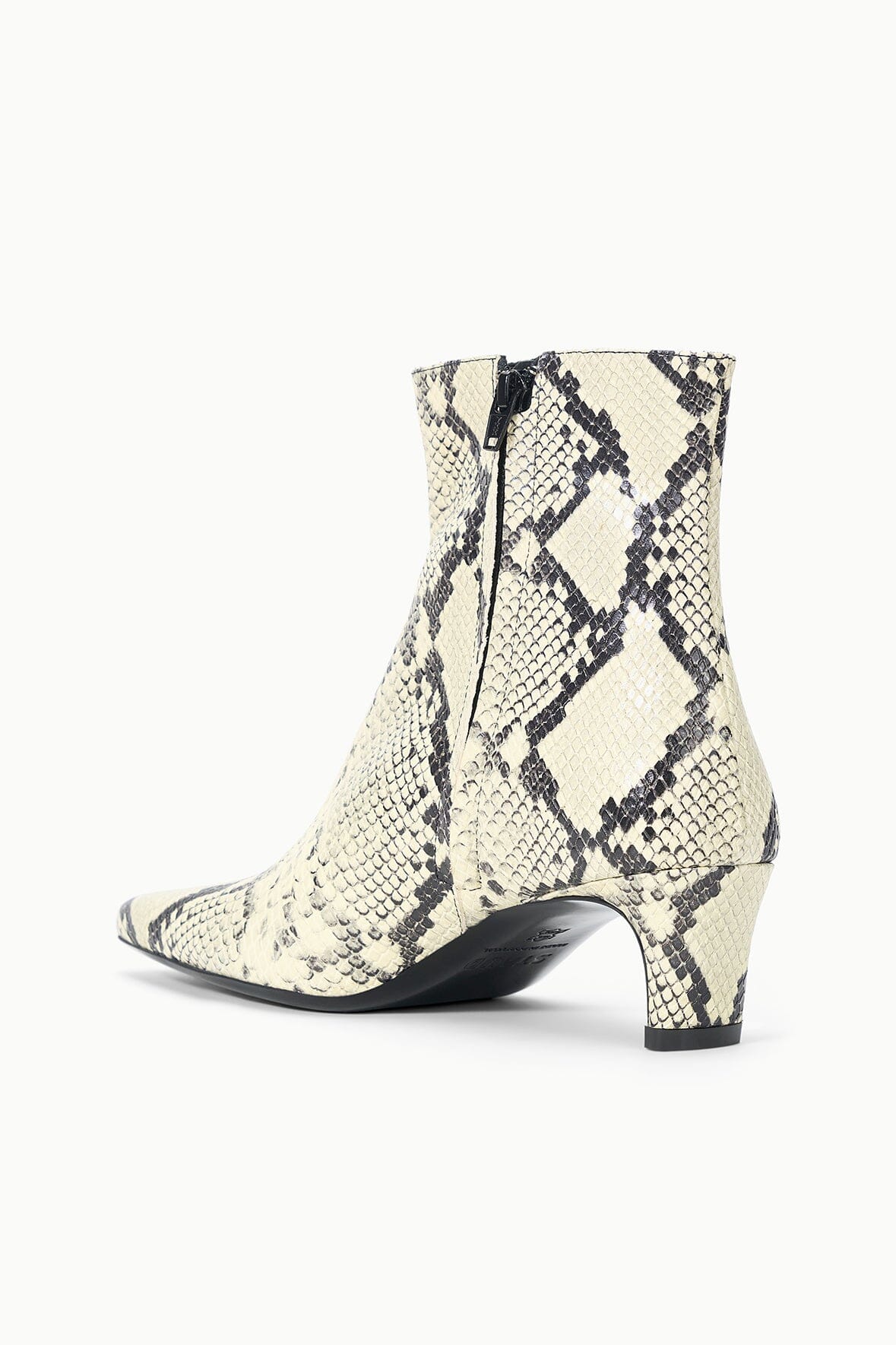 Staud - Women - White Snake Wally Ankle Boot