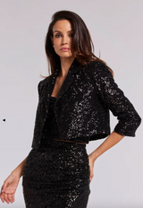Generation Love - Women - Black Isabella Sequin Jacket