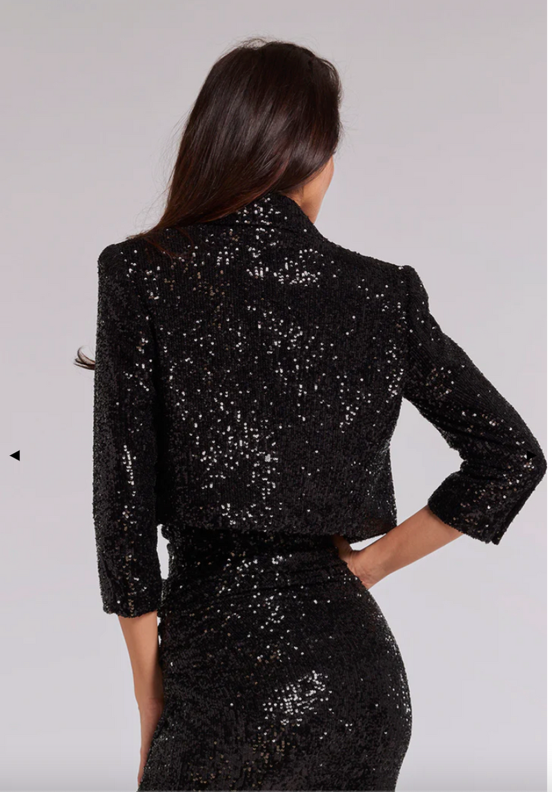 Generation Love - Women - Black Isabella Sequin Jacket