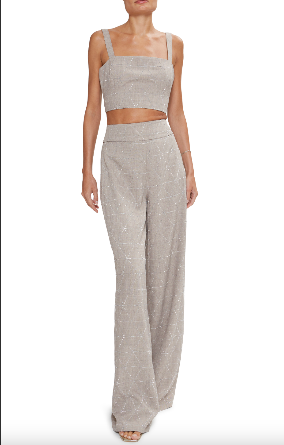 Ramy Brook - Women - Natural Rhinestone Holland Pant