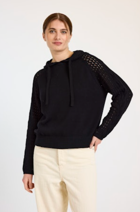 Brodie Cashmere - Women - Black Paige Hoodie