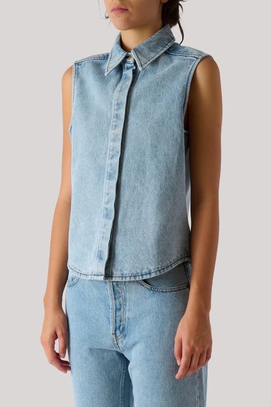 Still Here  - Women - Vintage Blue Emma Top