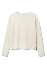 Perfect White Tee - Women - Sugar Emmy Reverse French Terry Sweatshirt