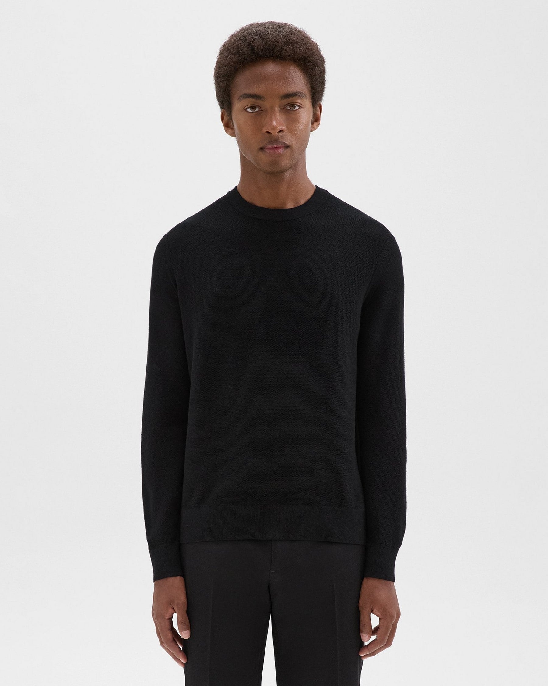 Theory - Men - Black Light Bilen Riland Sweater – shopguysngals