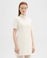 Theory - Women - Rice Mini Roll Neck Dress in Admiral Crepe