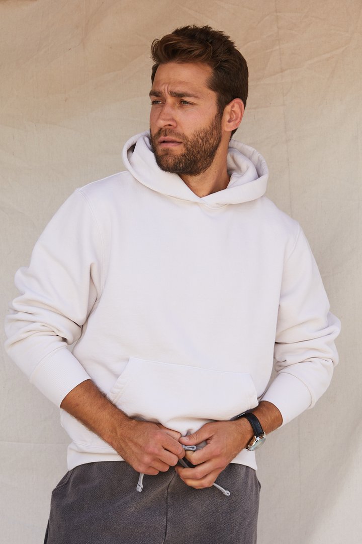 Perfect White Tee - Men - Tommy Structured Fleece Hooded Sweatshirt