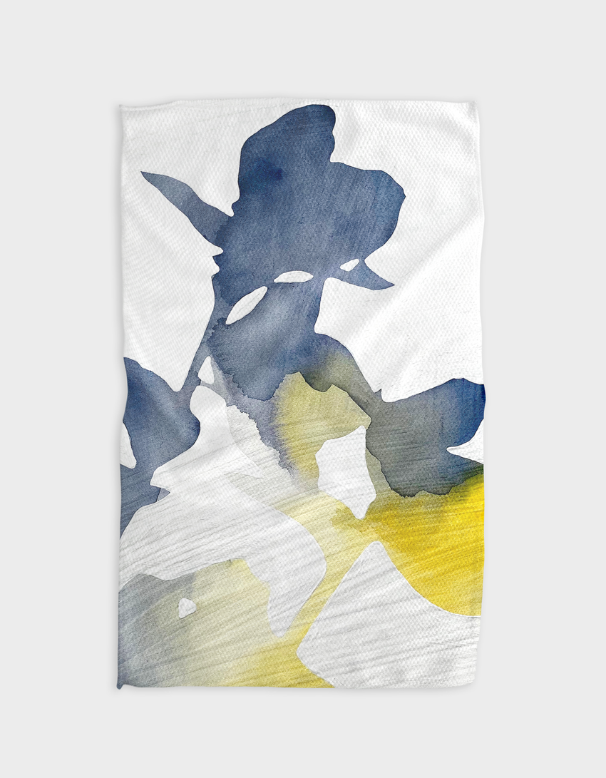Geometry - Botanical Watercolor Dawn Tea Towel