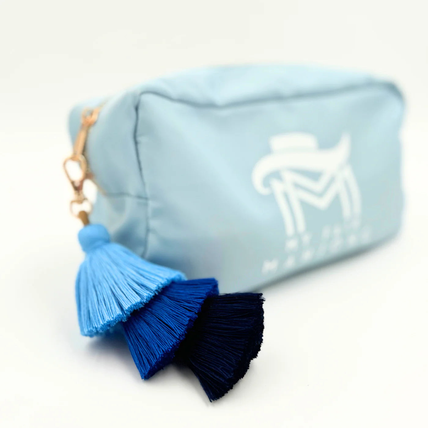 My Fair Mahj - Blue Tassel/ Mahjong Tile Bag Accessory