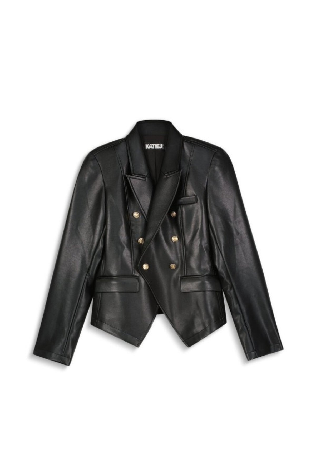 KatieJ NYC - Junior - Black Victoria Leather Jacket