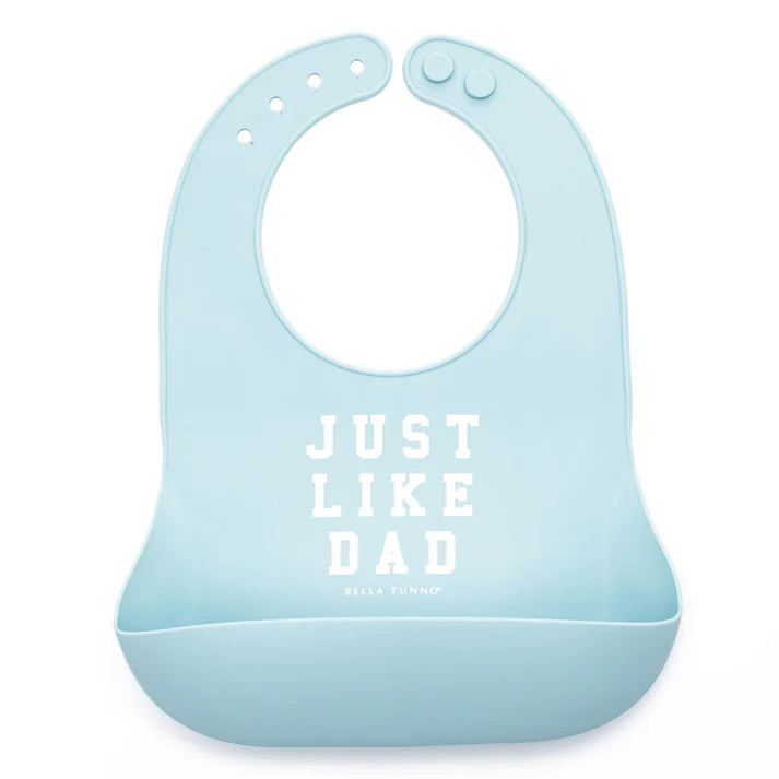 Bella Tunna - Baby -Blue Just Like Dad Wonder Bib