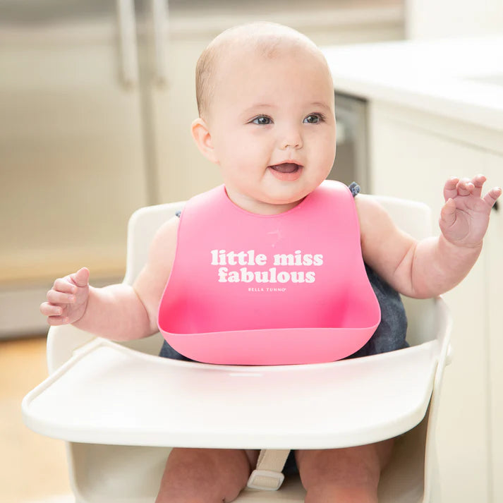 Bella Tunna - Baby Pink Little Miss Fabulous Wonder Bib